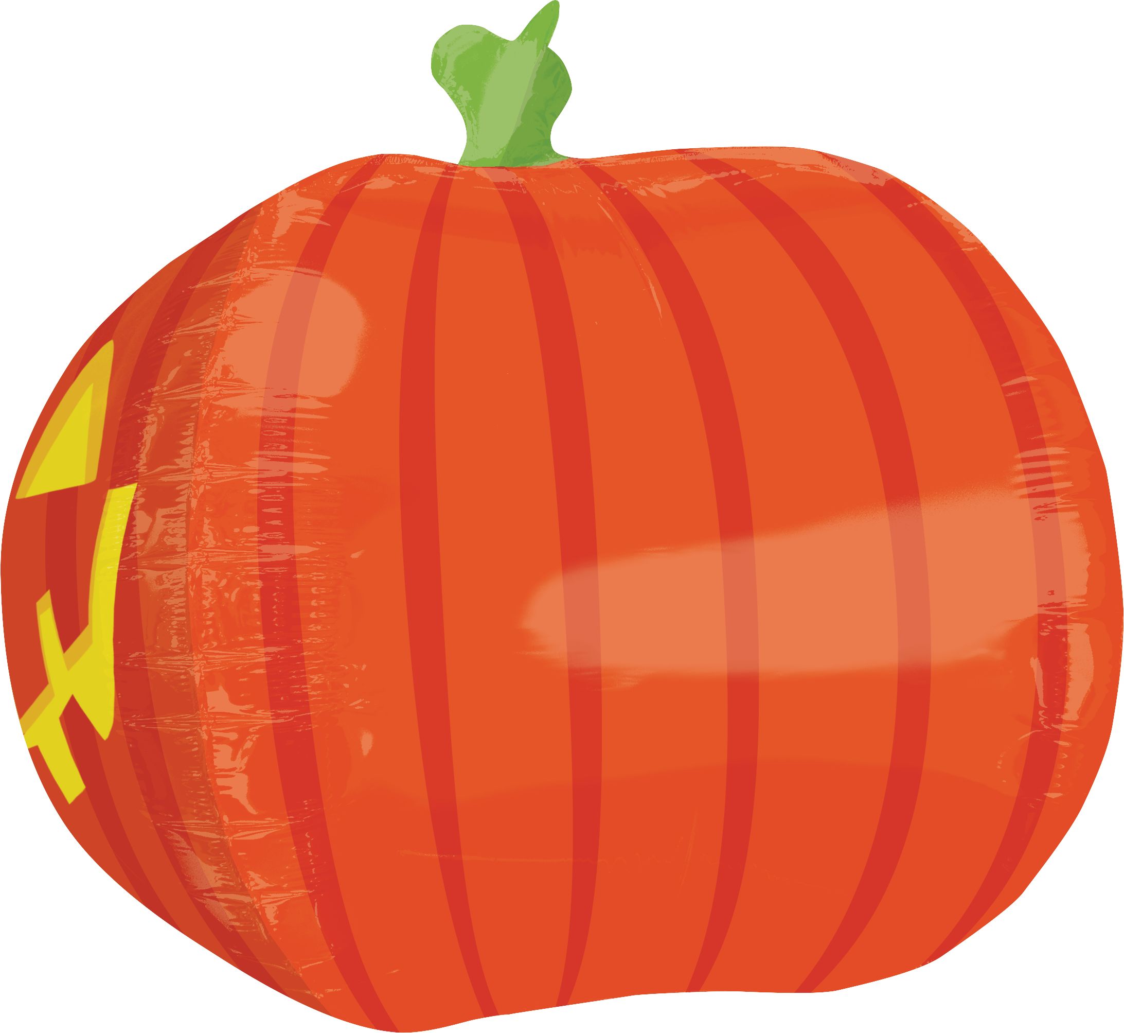 Ballon de citrouille-lanterne 3D, 18 po Side_Left