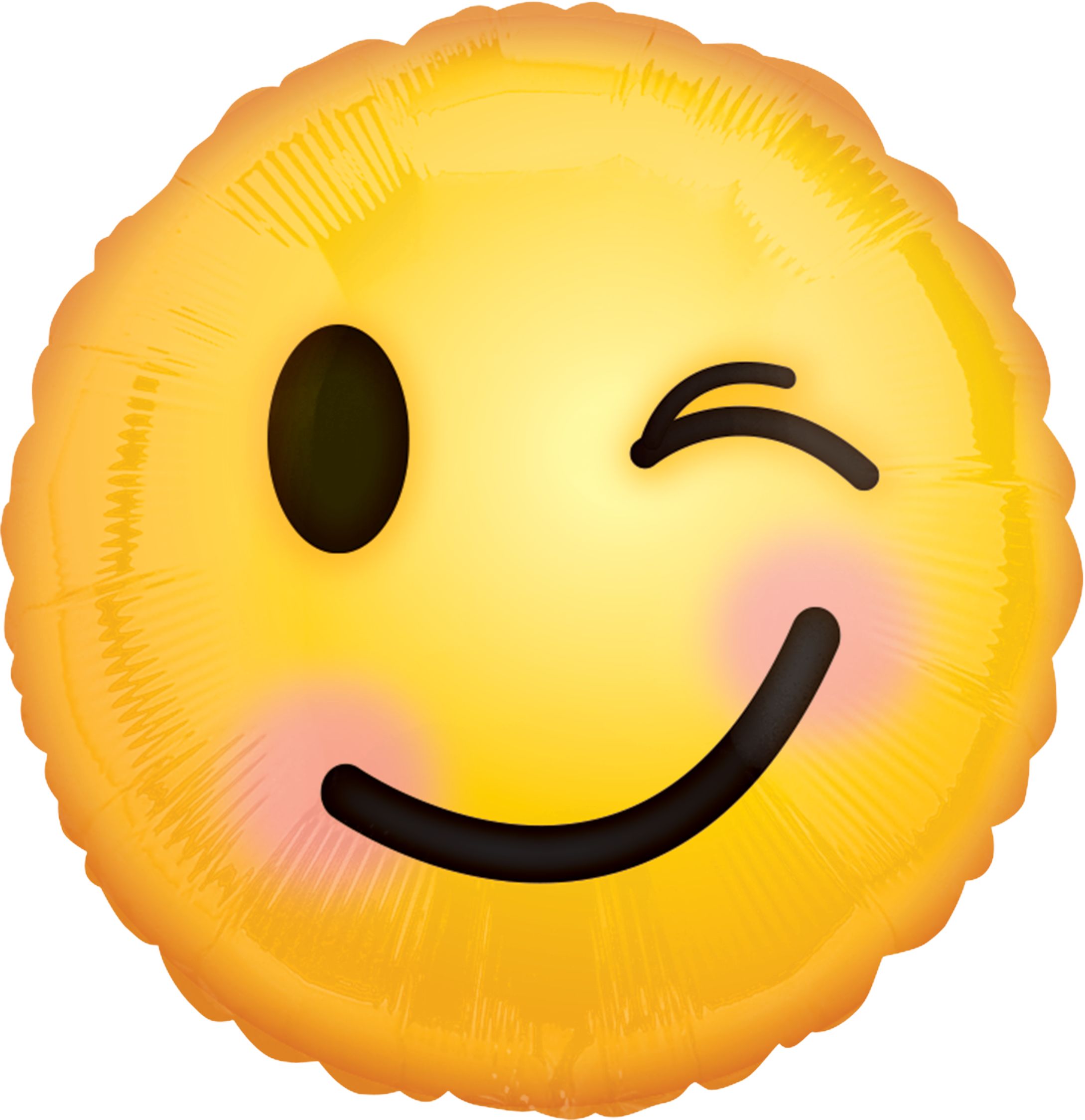 Ballon à visage souriant, 17 po Front_Flat