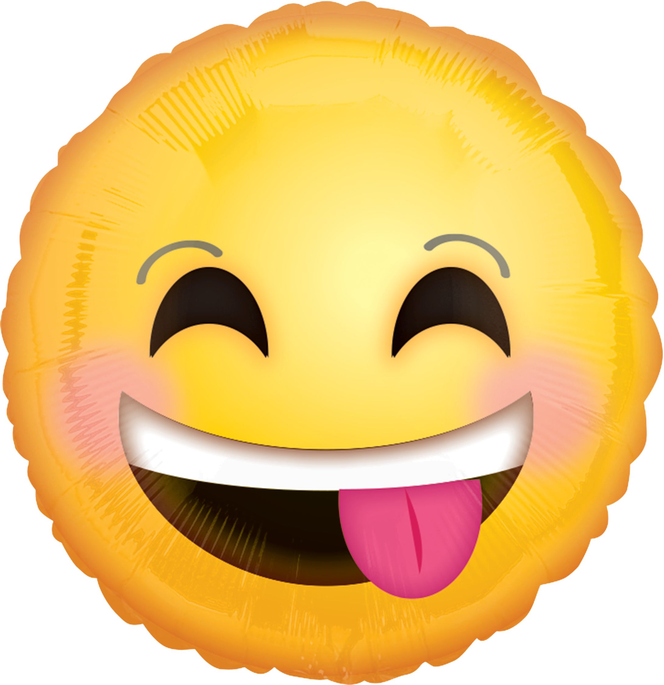 Ballon à visage souriant, 17 po Front_Flat