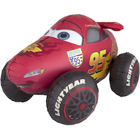 Ballon en aluminium Les Bagnoles Flash McQueen pour fête d’anniversaire, gonflage à l’hélium inclus, 41 po Front_Angled_Left