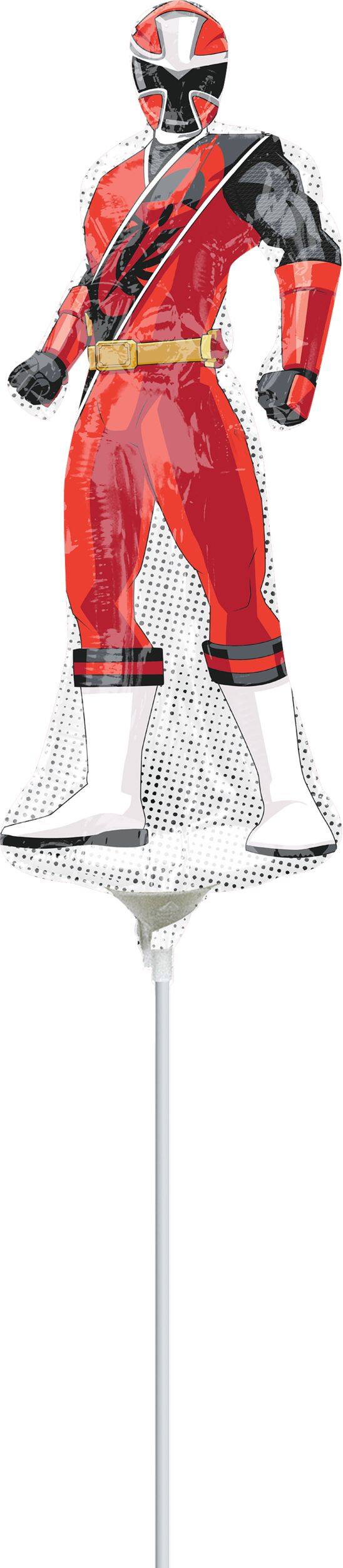 Power Rangers Air-Filled Mini Shape Balloon Front_Flat
