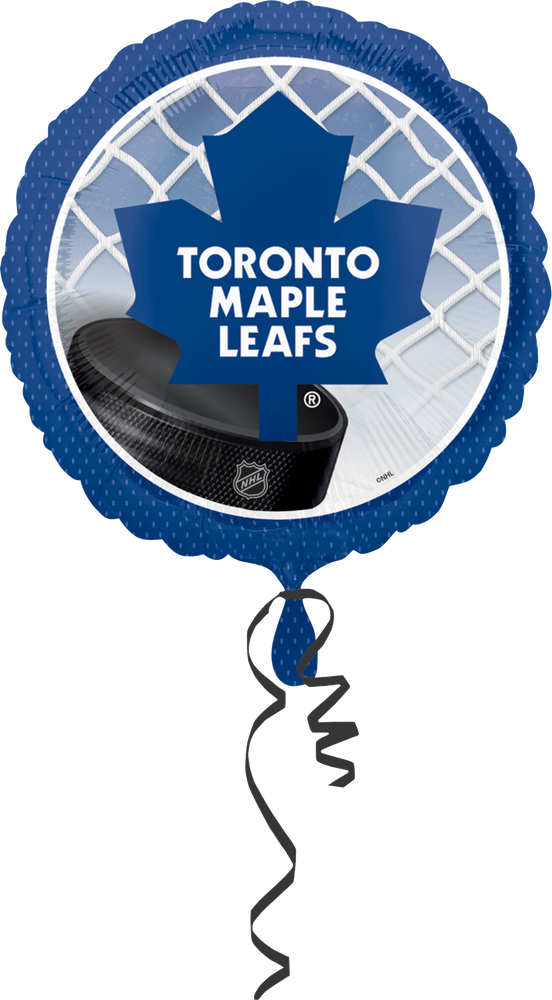 Toronto Maple Leafs Foil Balloon for Hockey/Sports Party, Helium