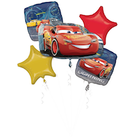 Cars Balloon Bouquet, 5-pc Front_Flat