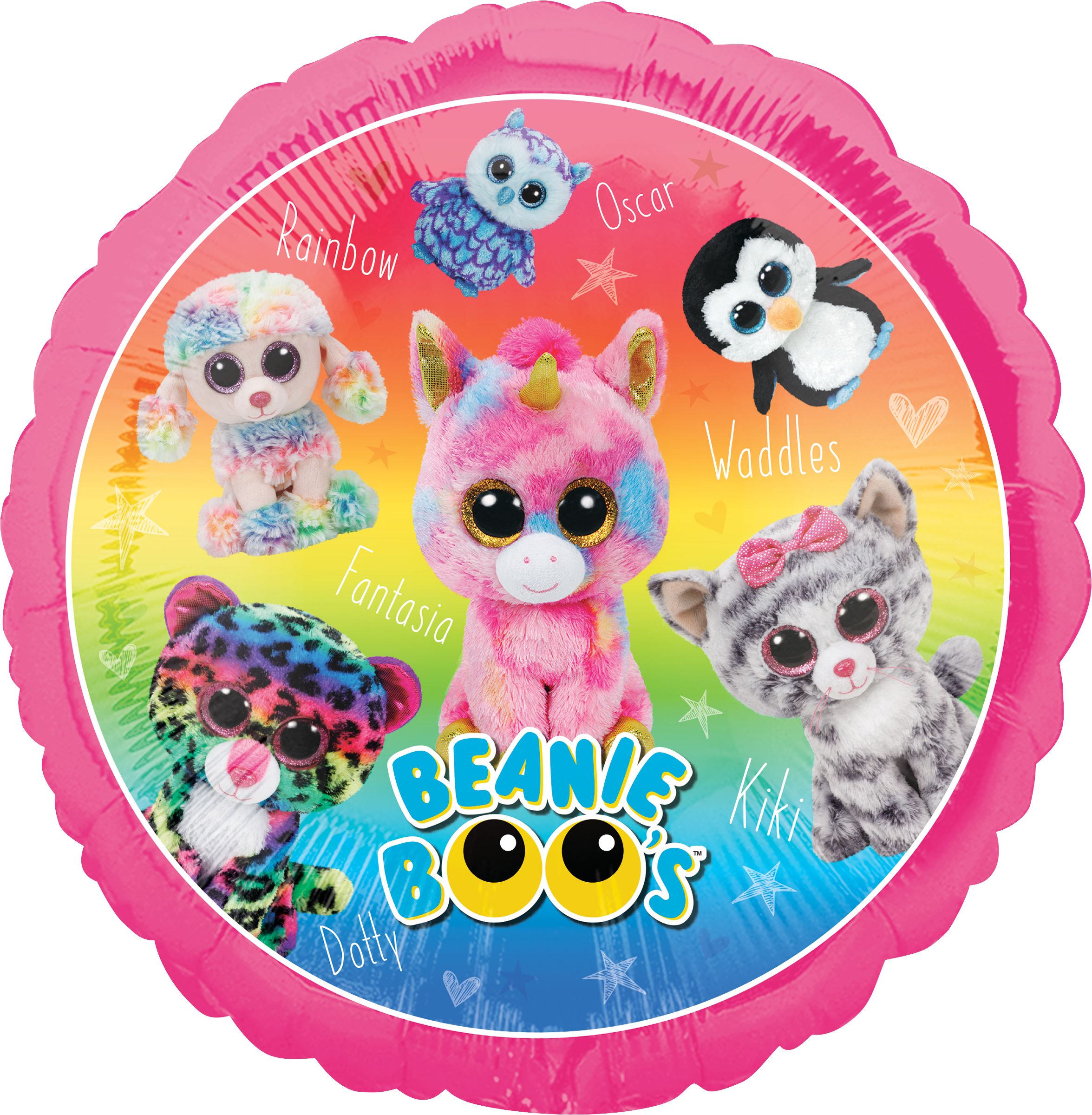Beanie Boos Balloon, 17-in Front_Flat