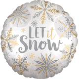 Ballon Let It Snow, 18 po Front_Flat