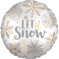Ballon Let It Snow, 18 po Front_Flat