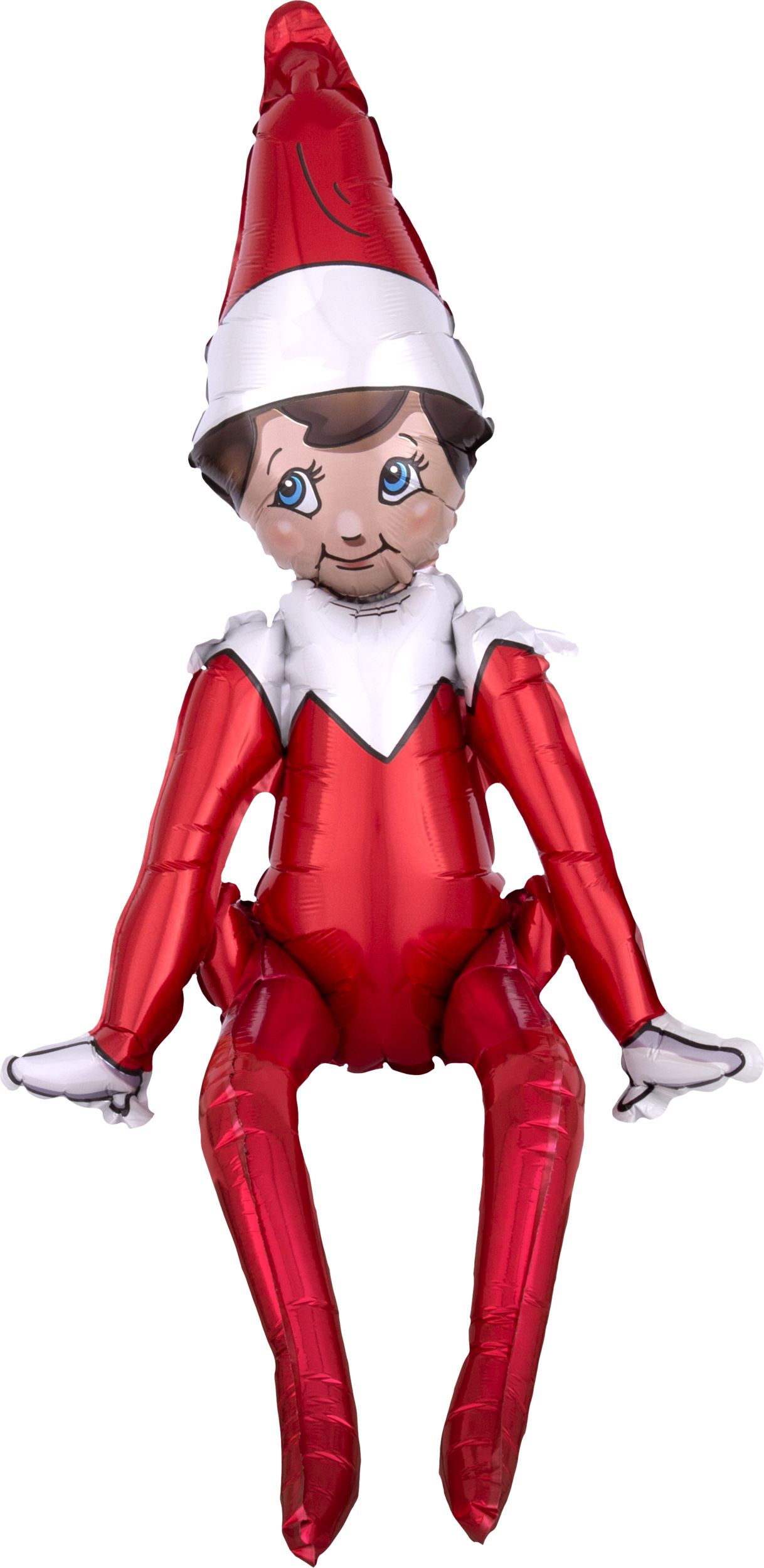 Sitting Elf Balloon Front_Flat