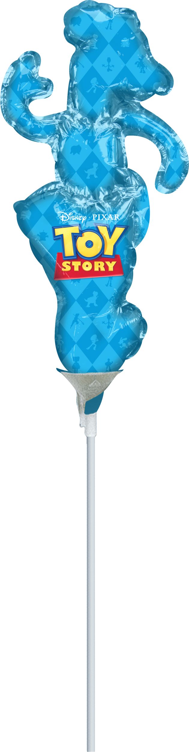 Toy Story Woody Air-Filled Mini Shape Balloon Back_Flat