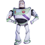 Ballon en aluminium géant marchant satiné Disney Pixar Histoire de jouets Buzz Lightyear, blanc/vert, 62 po, gonflement à l'hélium et ruban inclus, pour fête d'anniversaire Front_Flat