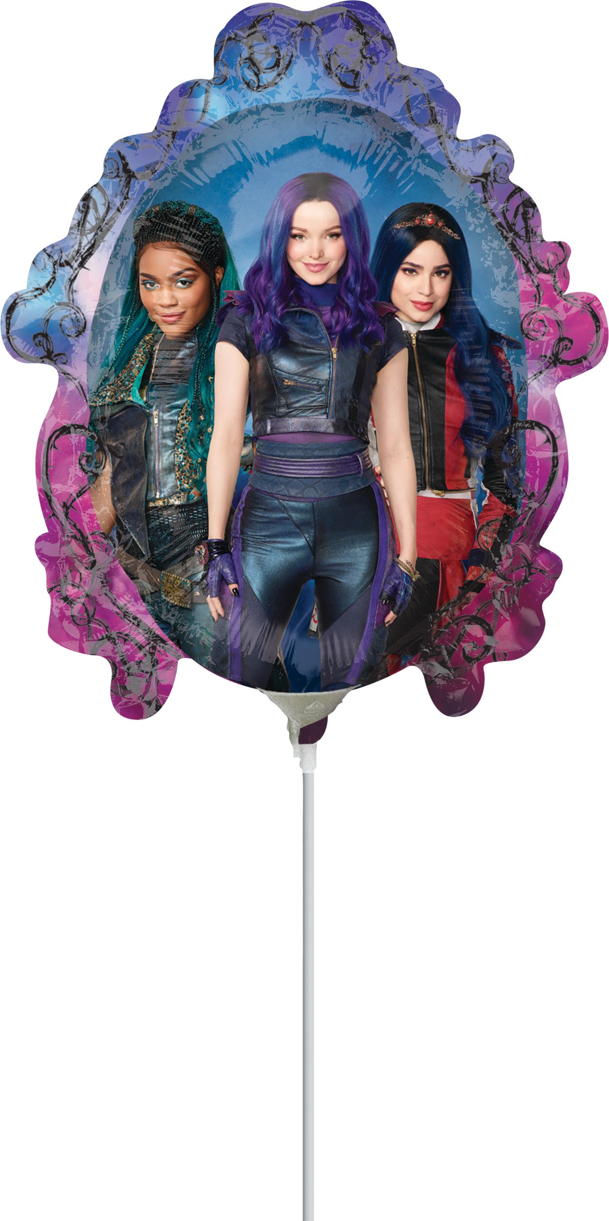 Descendants 3 Air-Filled Mini Shape Balloon Front_Flat