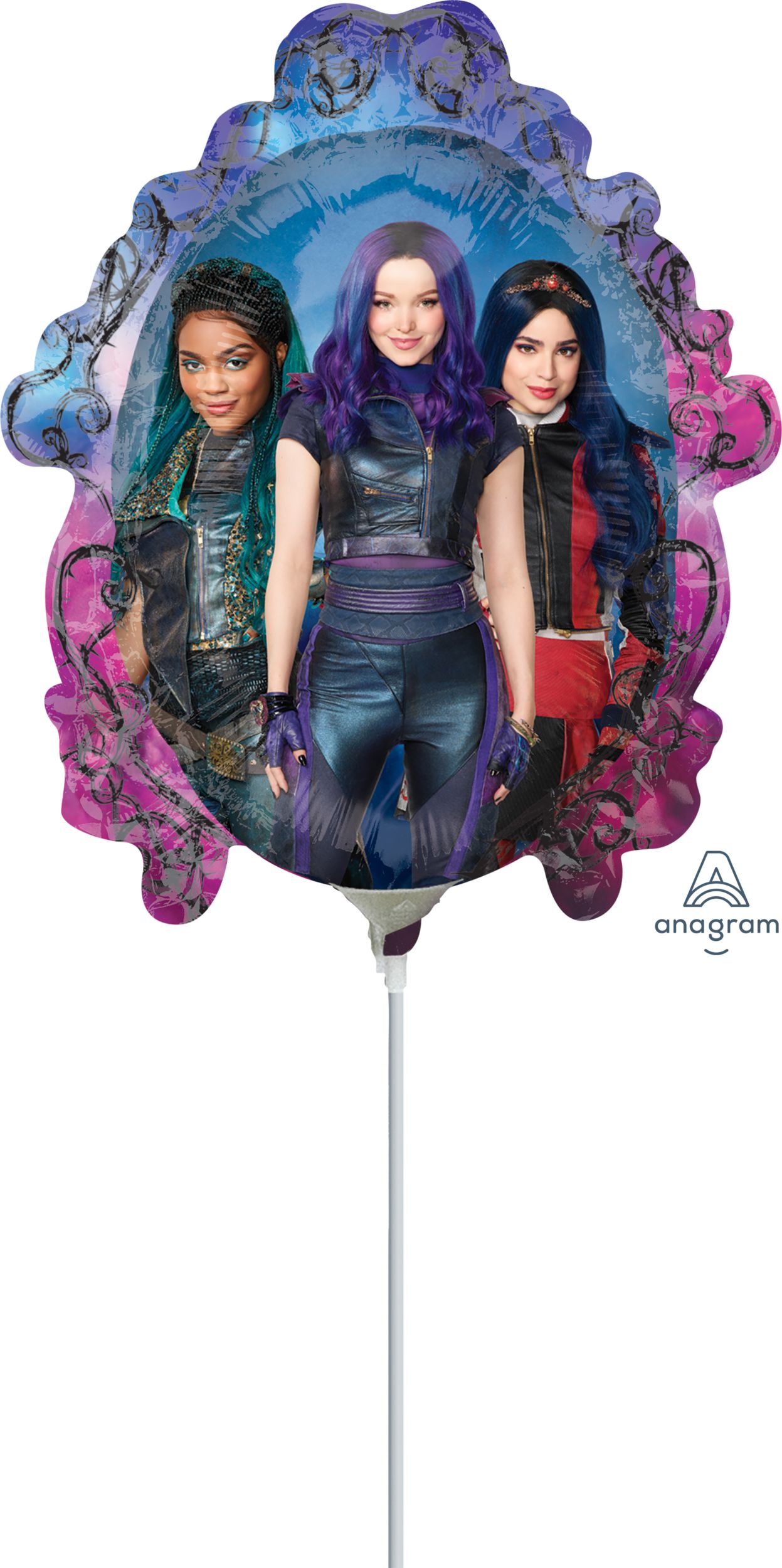 Descendants 3 Air-Filled Mini Shape Balloon Front_Flat