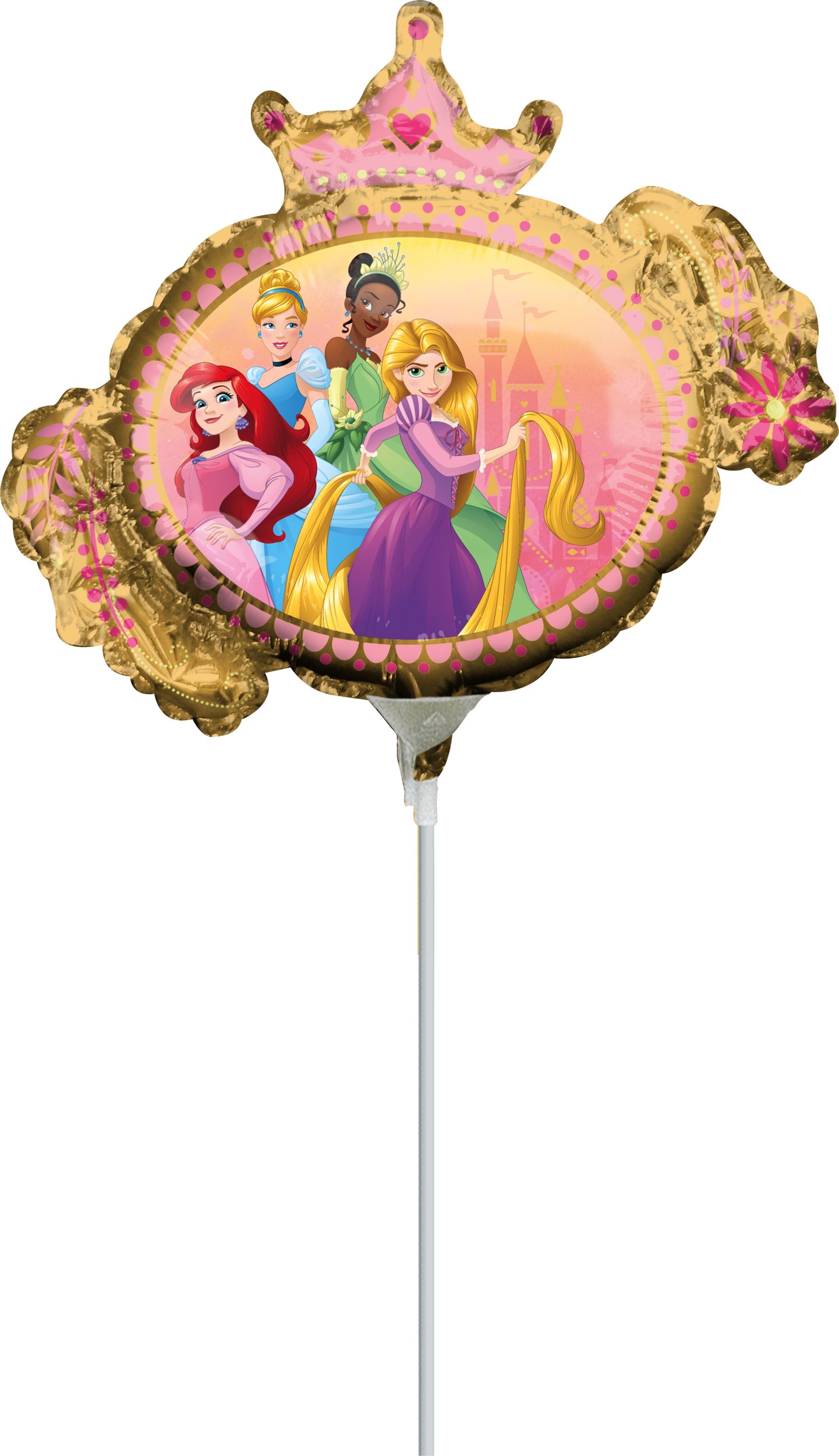 Mini ballon gonflable de princesse d'Il était une fois Front_Flat