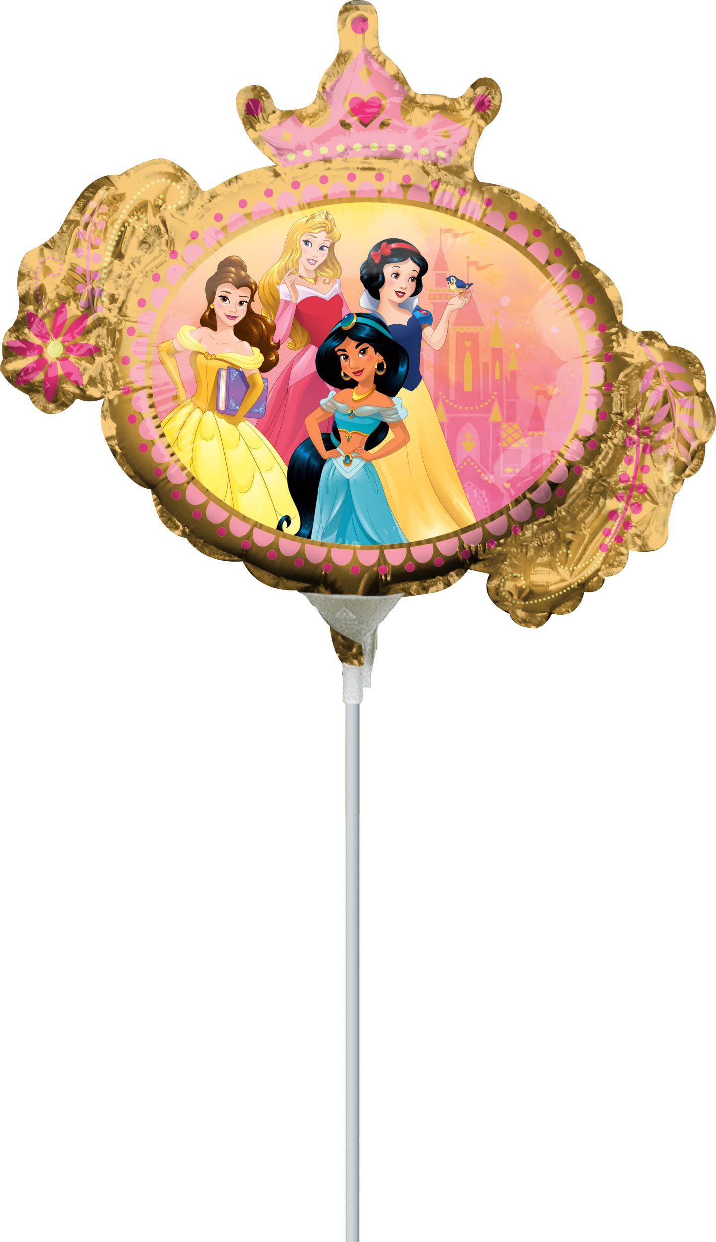 Mini ballon gonflable de princesse d'Il était une fois Front_Flat