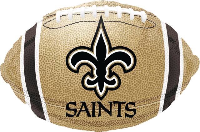 Football New Orleans Saints Balloon Front_Flat