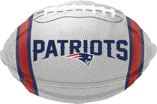 Football New England Patriots Balloon Front_Flat