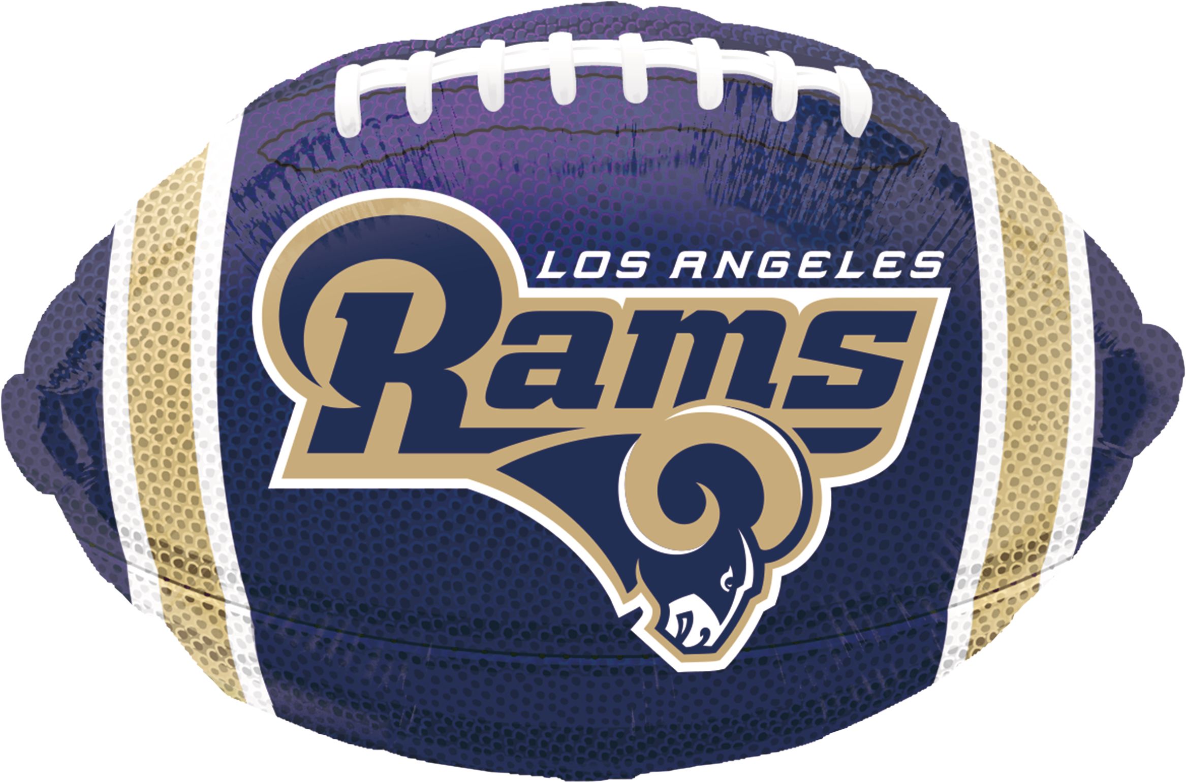 Football Los Angeles Rams Balloon Front_Flat