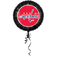Washington Capitals Foil Balloon for Hockey/Sports Party, Helium Inflation Included Front_Flat