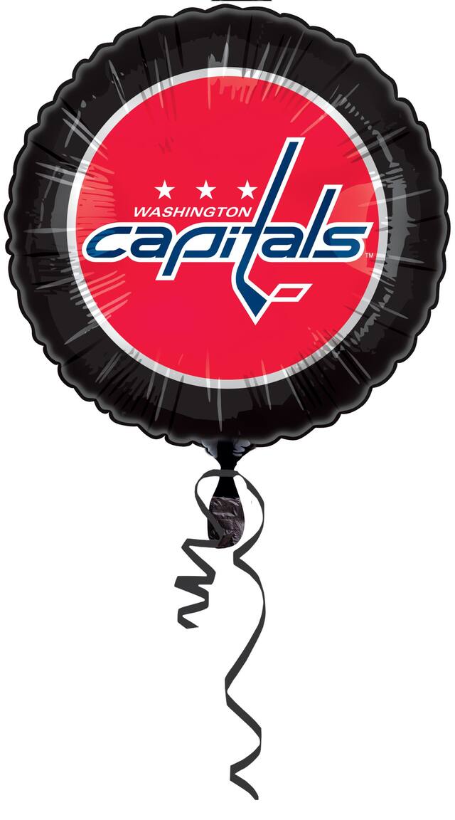 Washington Capitals Foil Balloon for Hockey/Sports Party, Helium Inflation Included Front_Flat