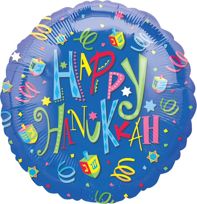Fun Hanukkah Balloon Front_Flat