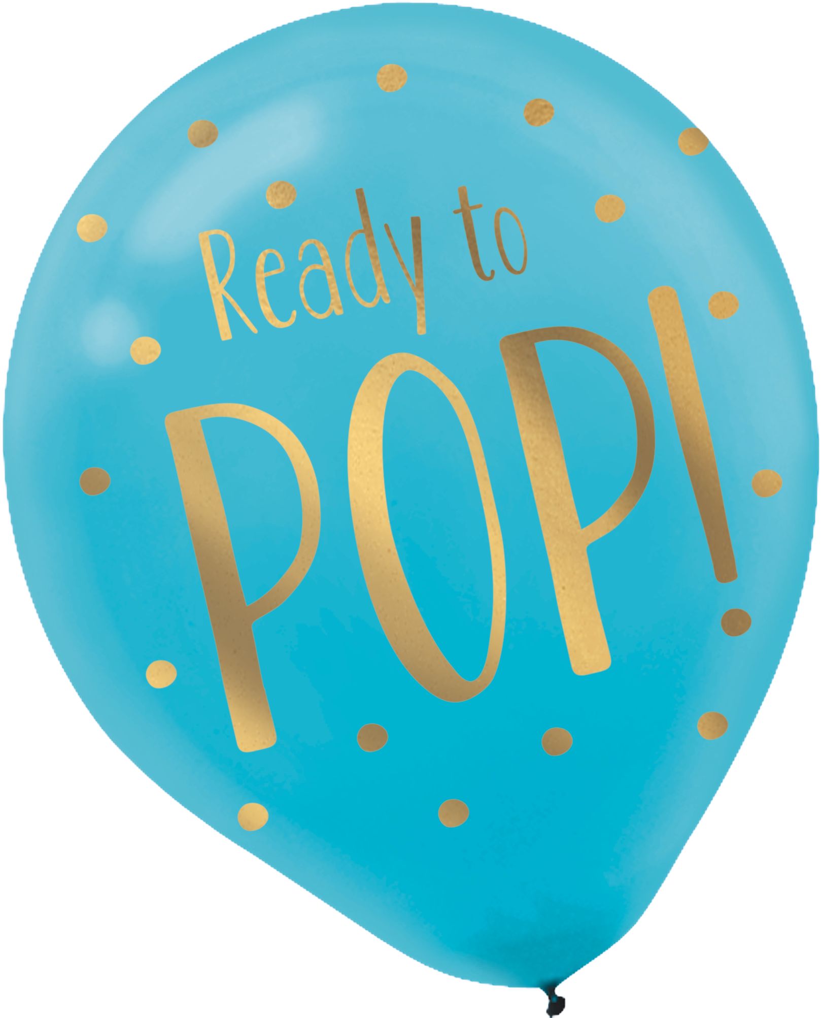 Ready To Pop Baby Shower Balloons, 6-pk Front_Flat