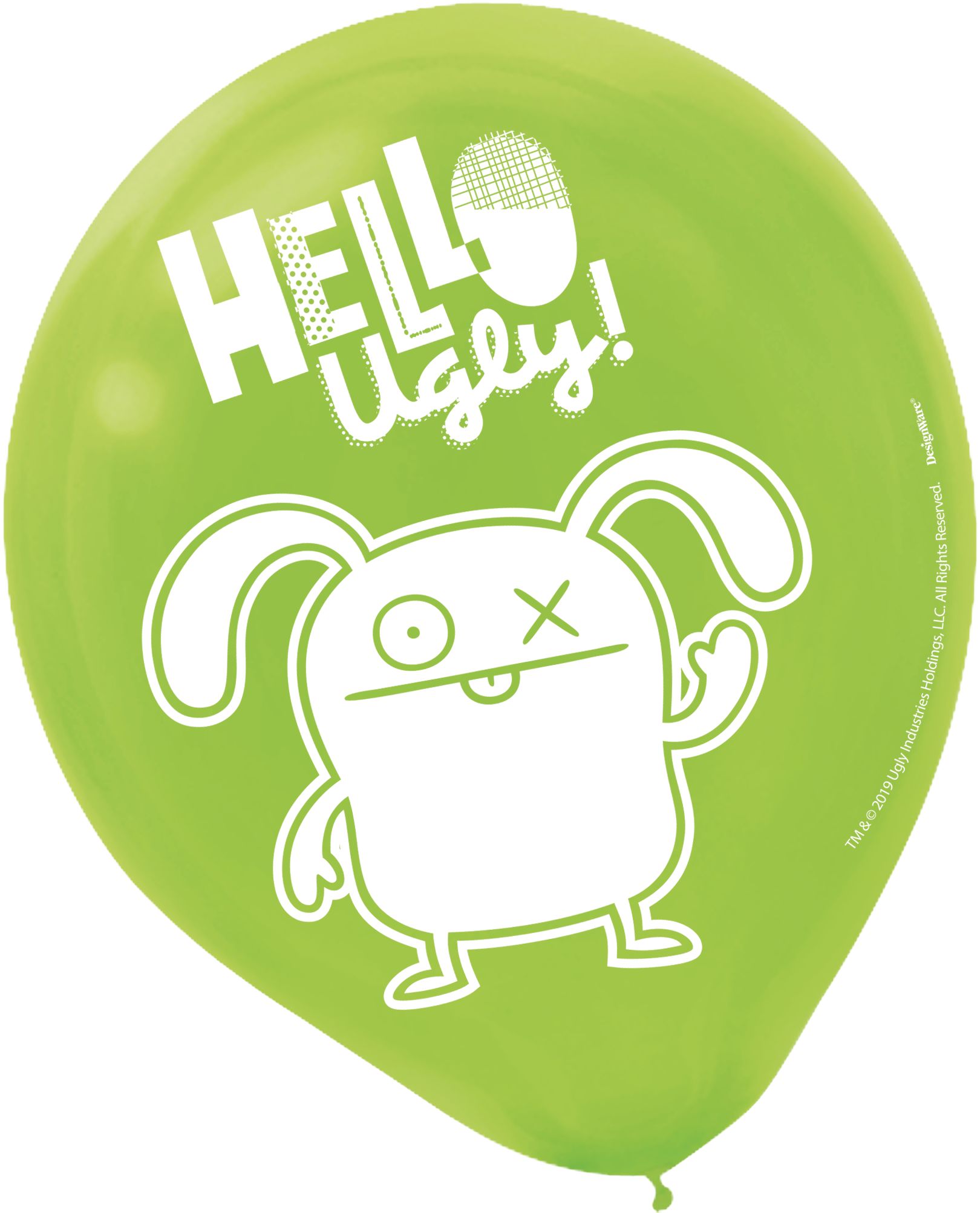 UglyDolls Latex Balloons, Blue/Green/Pink, 6-pk Front_Flat