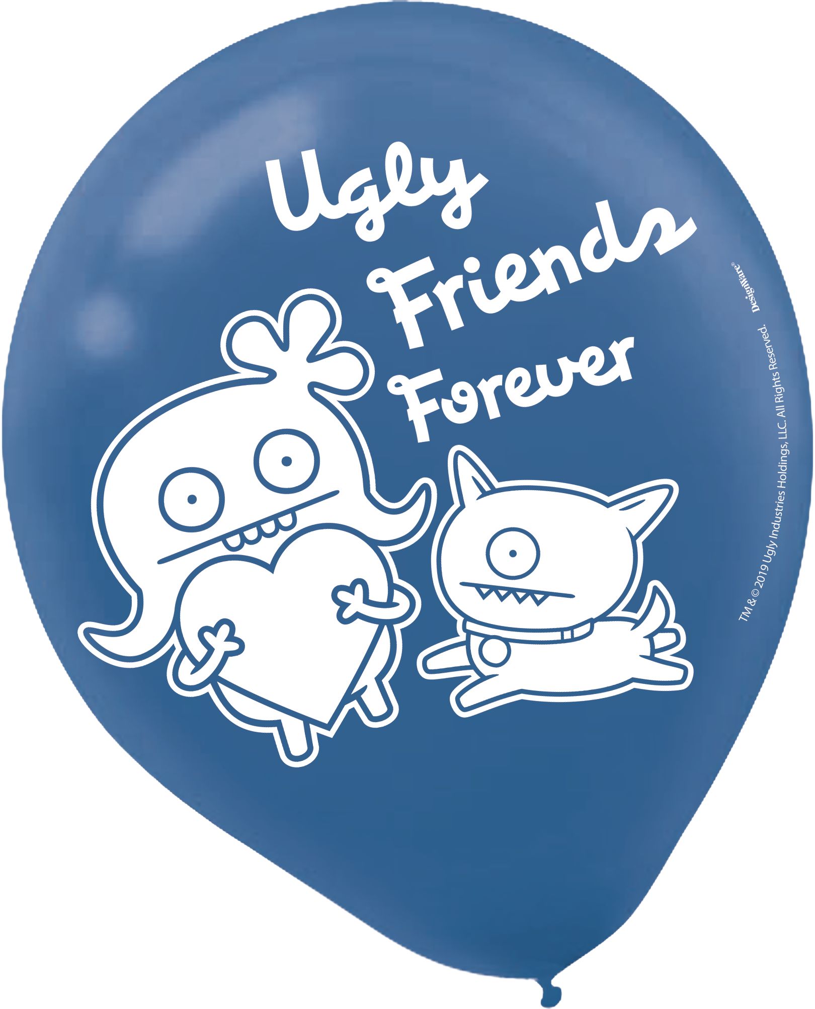 UglyDolls Latex Balloons, Blue/Green/Pink, 6-pk Front_Flat