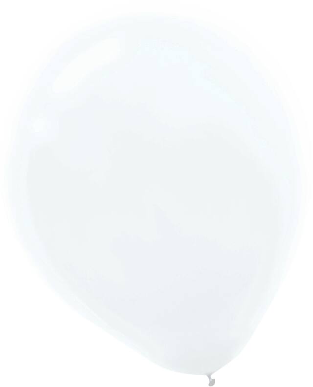 Ballons en latex ronds So Engaged, rose/blanc, bague à diamant, 12 po, paq. 15, pour fête de fiançailles Front_Flat