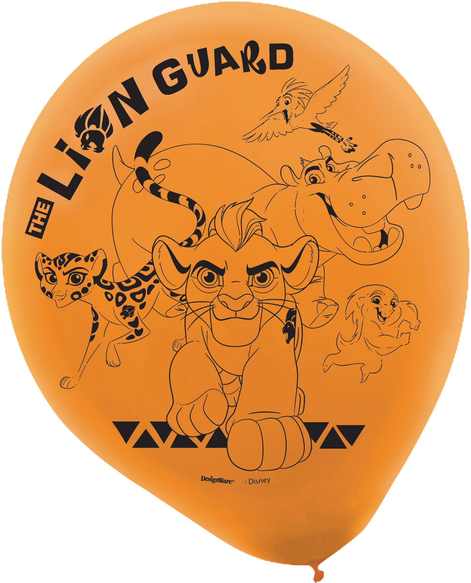 Lion Guard Balloons, 6-pk Front_Flat