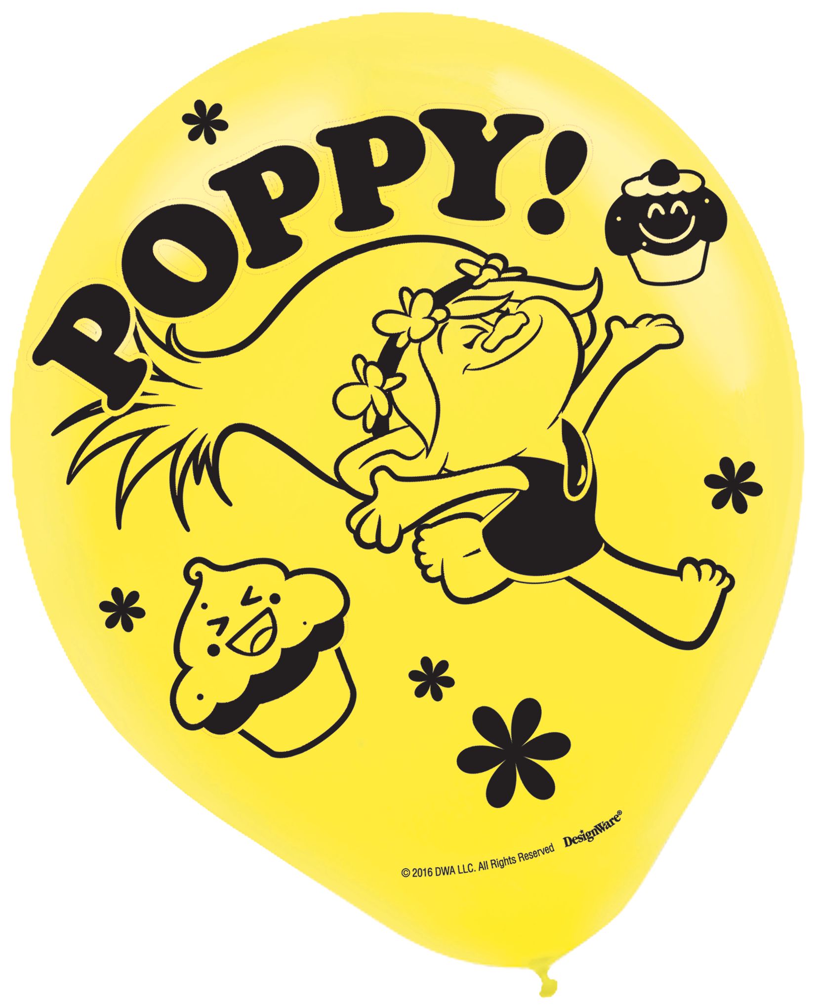 Ballons Trolls, paq. 6 Front_Flat