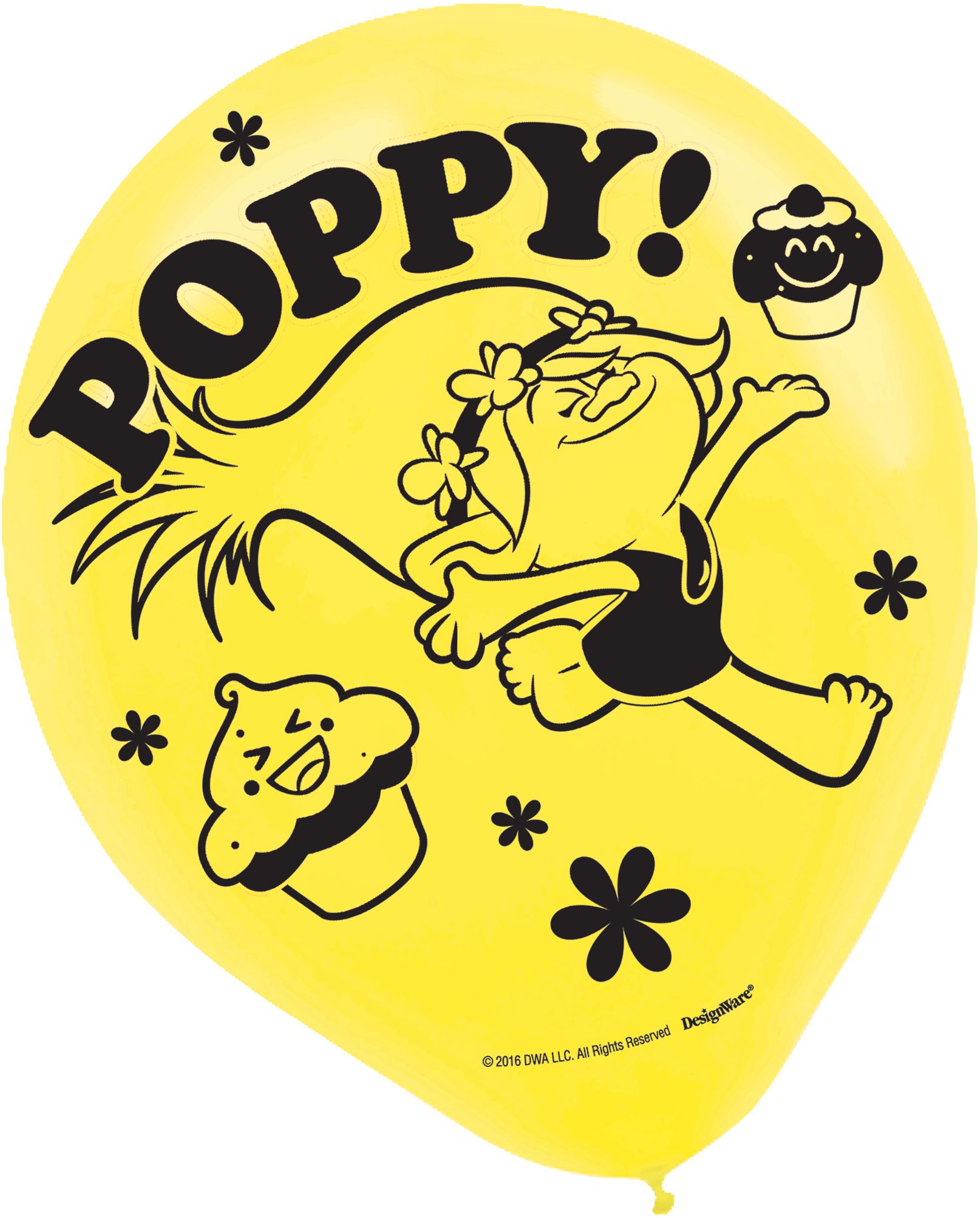 Ballons Trolls, paq. 6 Front_Flat