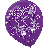 Trolls Balloons, 6-pk Front_Flat