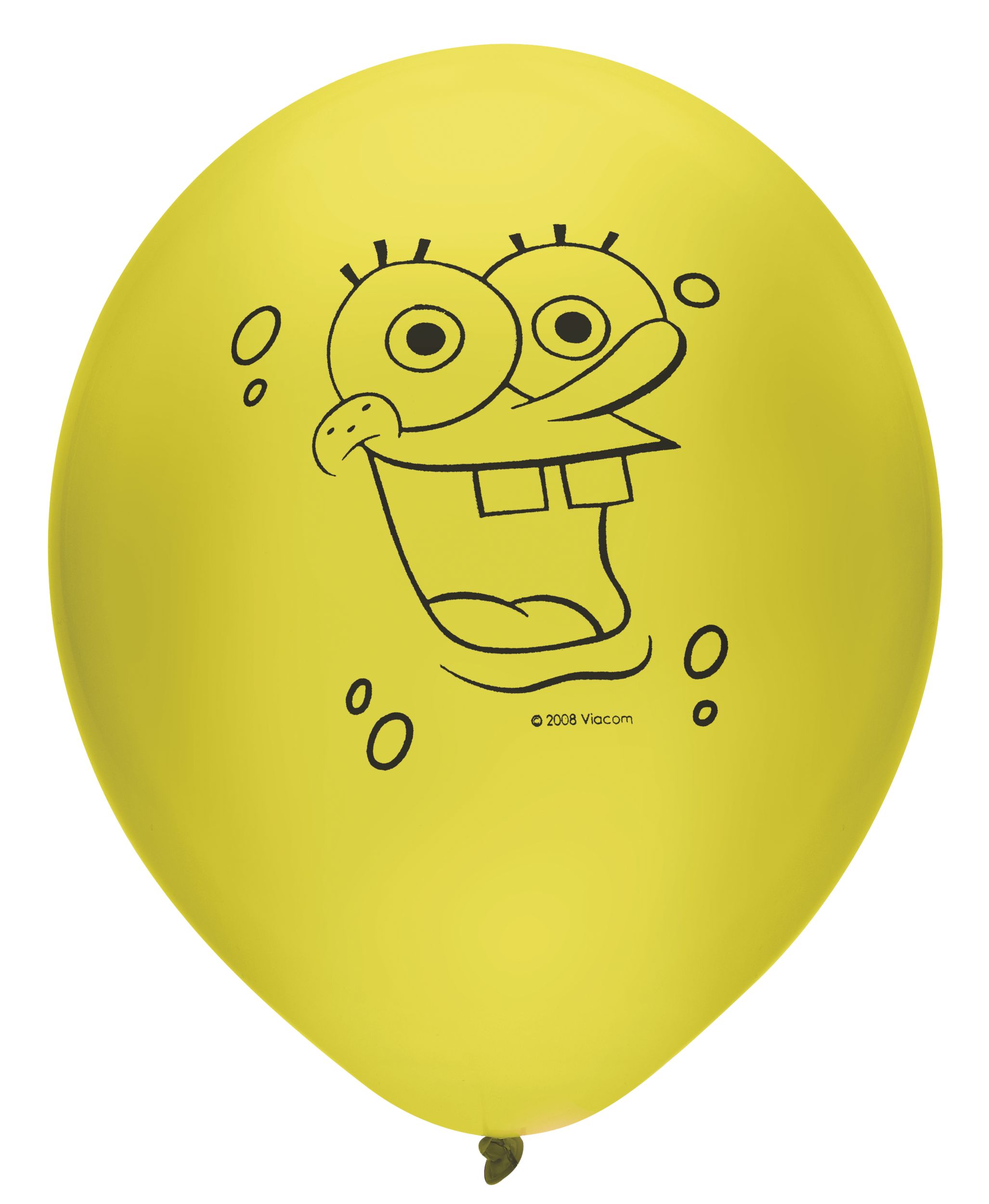 Ballons Bob l'éponge, paq. 6 Front_Flat