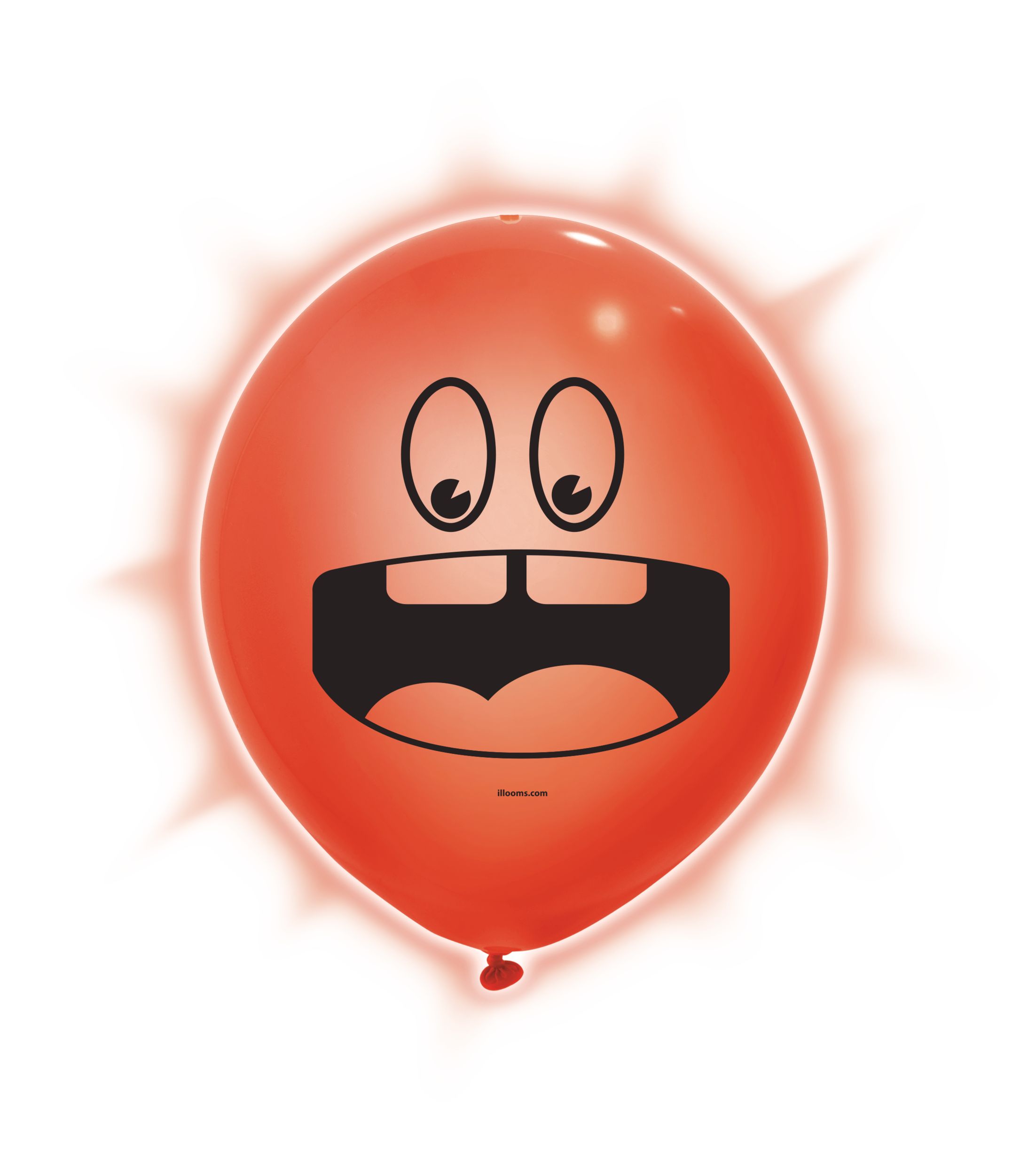 Illooms Massive Mix Assorted Colour LED Balloons & Latex Balloons, 50-pk, 9-in Front_Flat