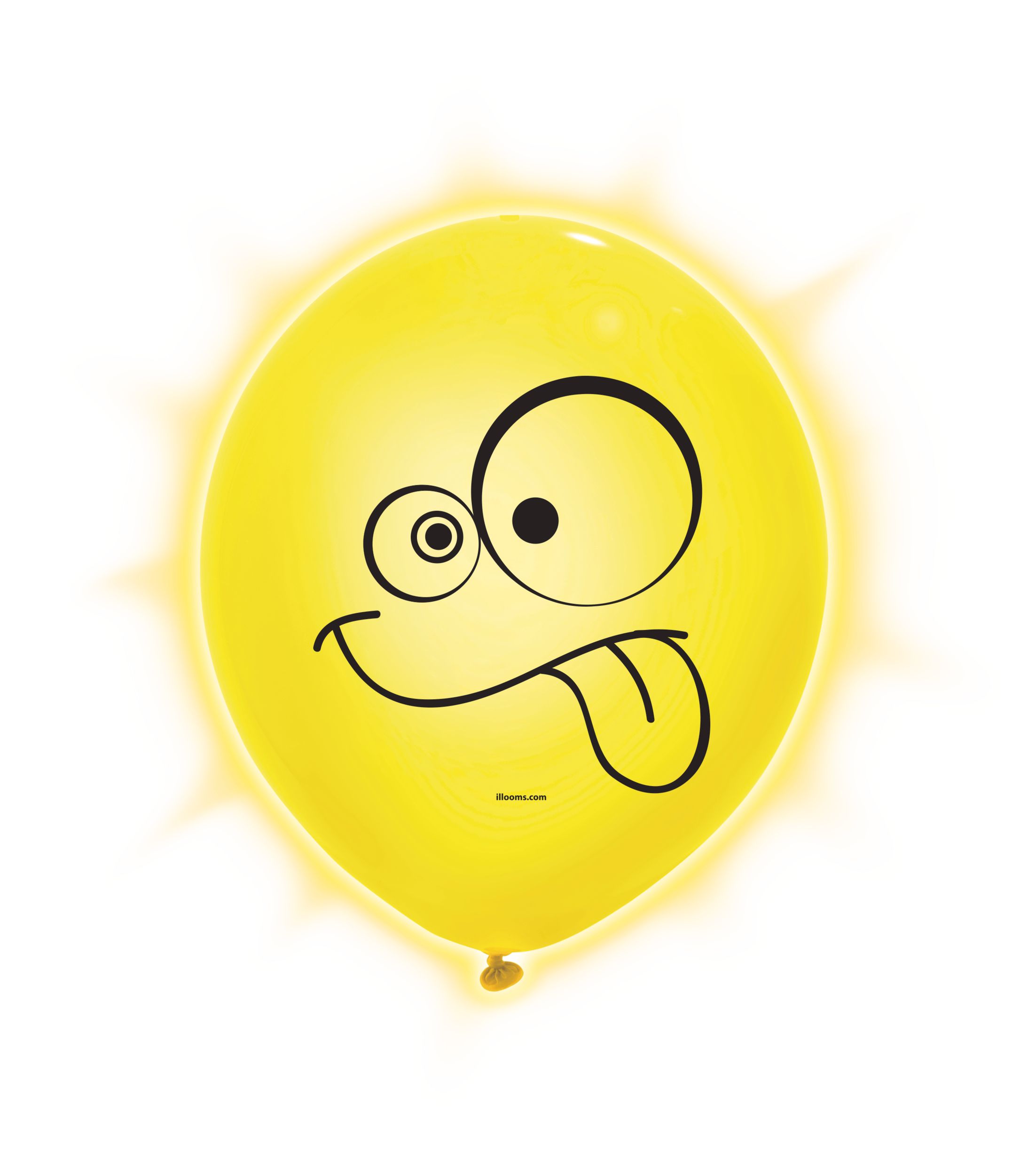 Illooms Massive Mix Assorted Colour LED Balloons & Latex Balloons, 50-pk, 9-in Front_Flat