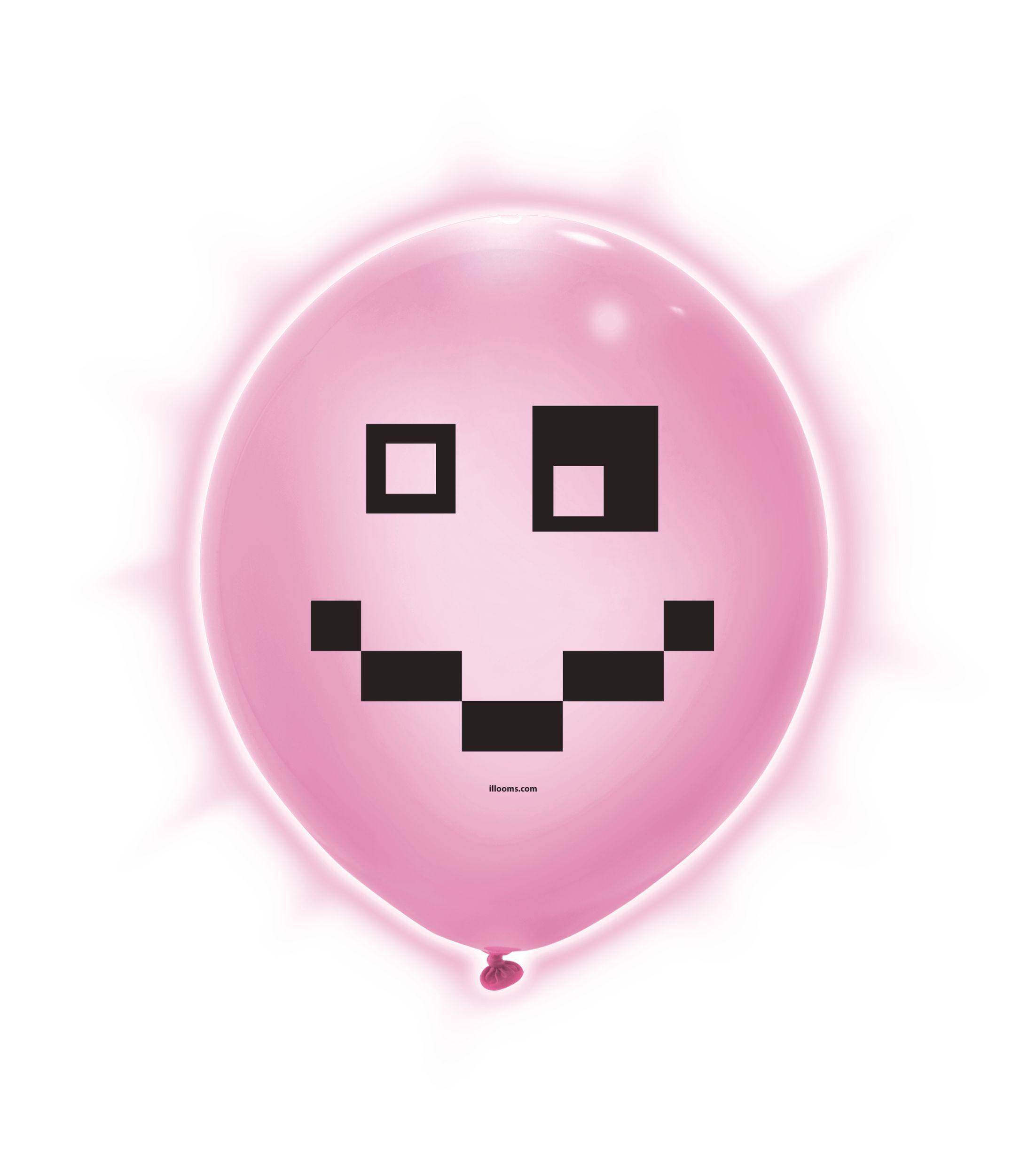 Illooms Massive Mix Assorted Colour LED Balloons & Latex Balloons, 50-pk, 9-in Front_Flat