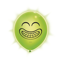 Illooms Massive Mix Assorted Colour LED Balloons & Latex Balloons, 50-pk, 9-in Front_Flat