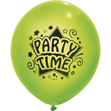 Illooms Light-Up Party Time LED Balloons, 12-pk Front_Flat