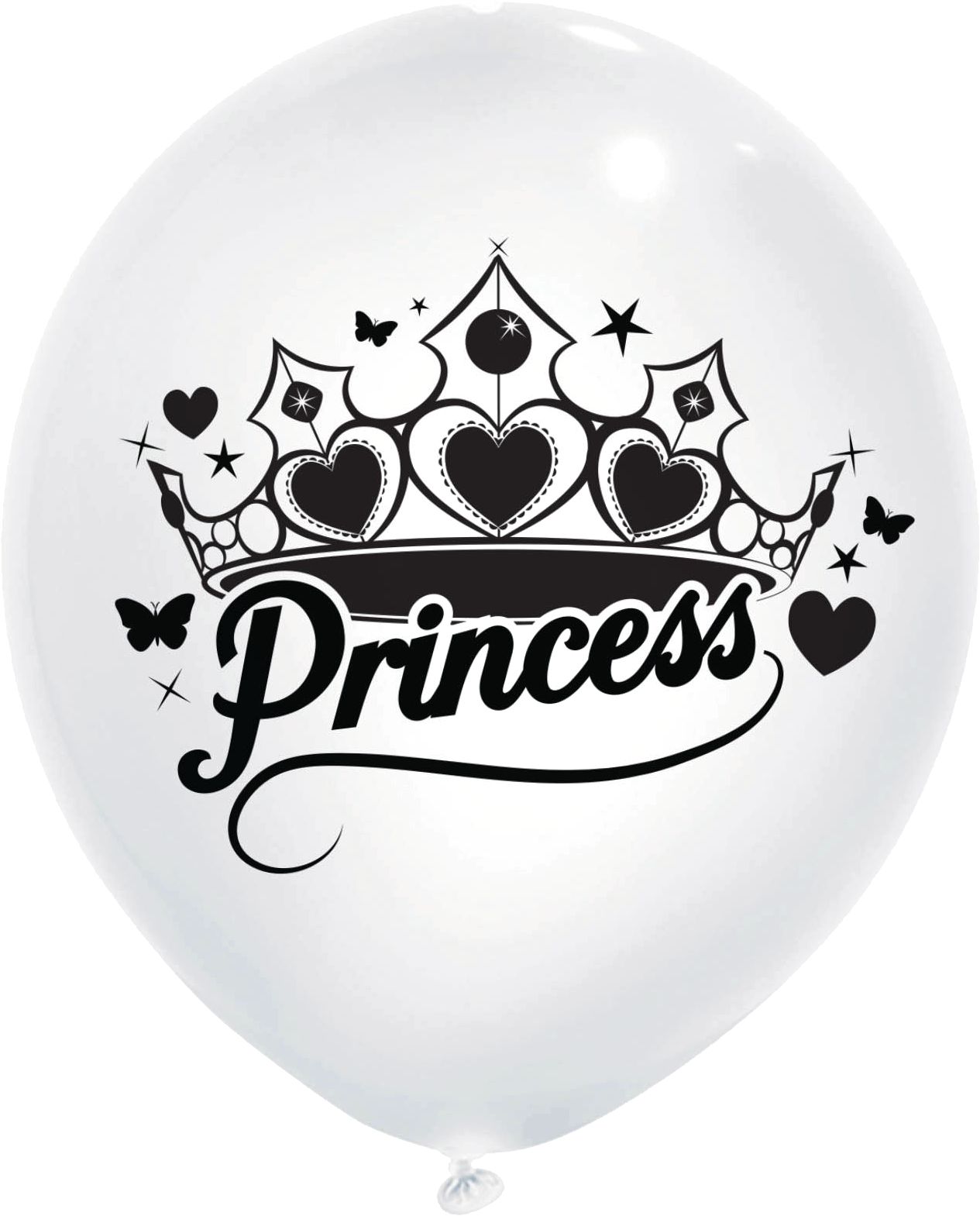 Illooms Light-Up Princess LED Balloons, 12-pk Front_Flat