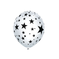 Ballons lumineux étoile à DEL Illooms, 9 po Front_Flat