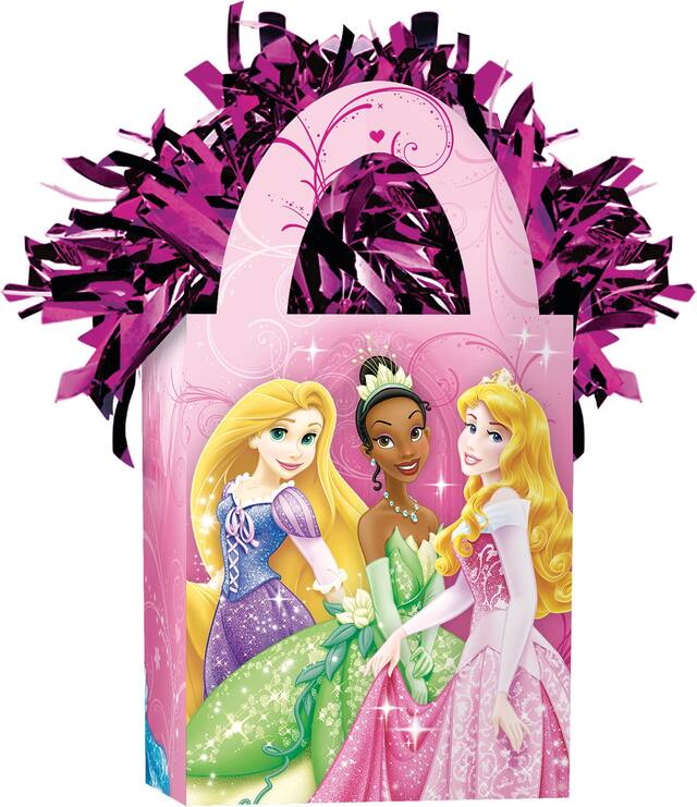 Poids à ballons miniature princesse scintillante Front_Angled_Right