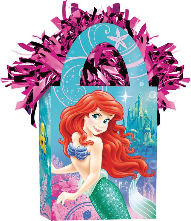 Little Mermaid Mini Balloon Weight Front_Angled_Right