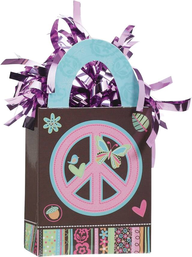 Hippie Chick Mini Balloon Weight Front_Angled_Right