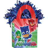 Poids pour ballons en forme de sac-cadeau Disney Pyjamasques Yoyo/Gluglu/Bibou, rouge/bleu/vert, 5,5 po, pour fête d'anniversaire Front_Angled_Right