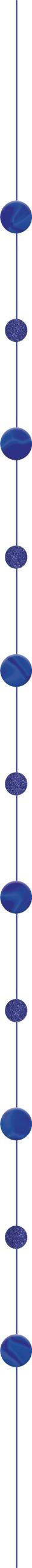 Queue de ballon à cercles, bleu, 6 pi, pour remise des diplômes/dévoilement du sexe Front_Flat