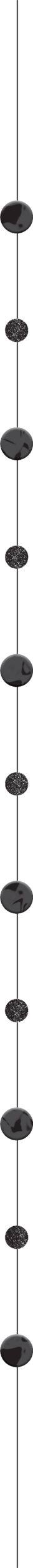 Circle Balloon Tail Accessory, Black, 6-ft, for Graduation/New Year's Eve Front_Flat