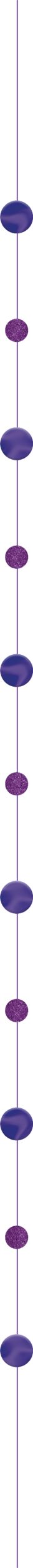 Circle Balloon Tail Accessory, Purple, 6-ft, for Graduation/Mardis Gras Front_Flat