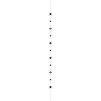 Circle Balloon Tail Accessory, Purple, 6-ft, for Graduation/Mardis Gras Front_Flat