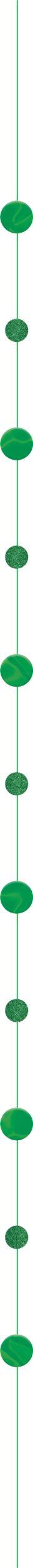 Circle Balloon Tail Accessory, Green, 6-ft, for Graduation/St. Patrick's Day Front_Flat