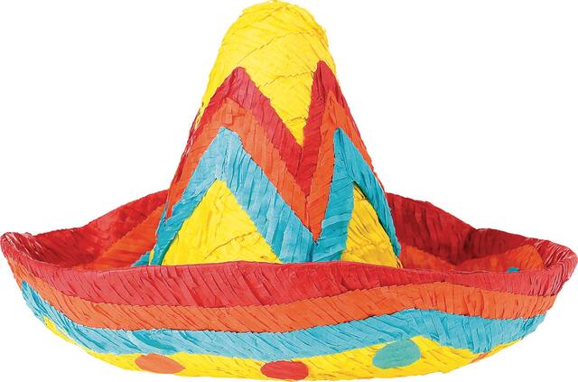 Pinata sombrero Front_Flat