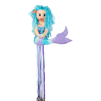 Pull String Mermaid Pinata Decoration Front_Flat